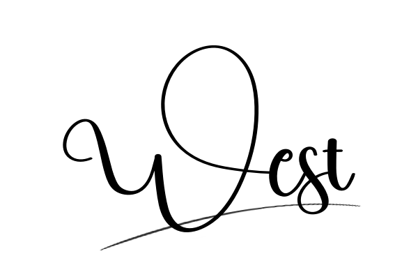 The best stylish West name signature simple easy in English