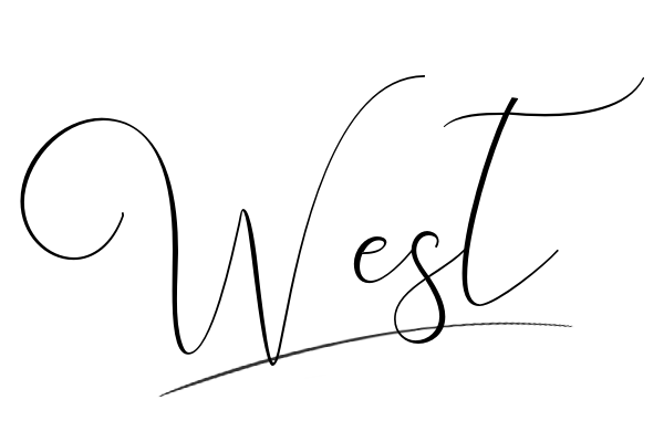 The best stylish West name signature simple easy in English