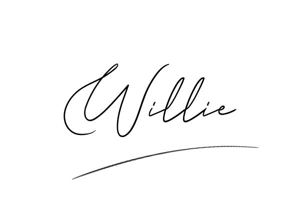 The best stylish Willie name signature simple easy in English
