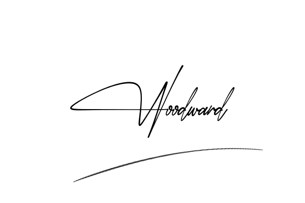 The best stylish Woodward name signature simple easy in English