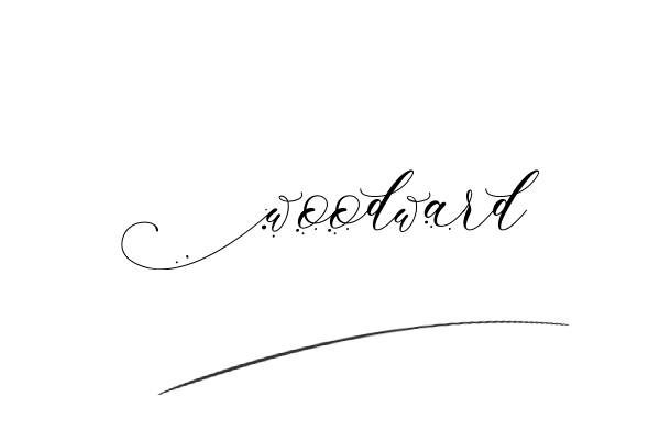 The best stylish Woodward name signature simple easy in English