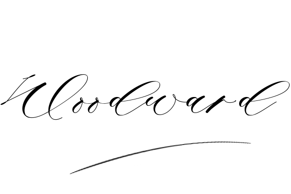 The best stylish Woodward name signature simple easy in English