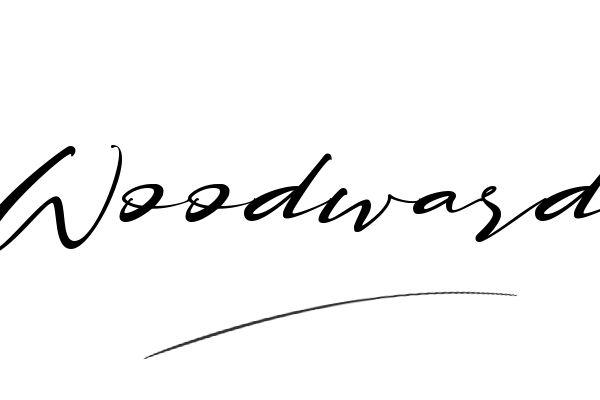 The best stylish Woodward name signature simple easy in English