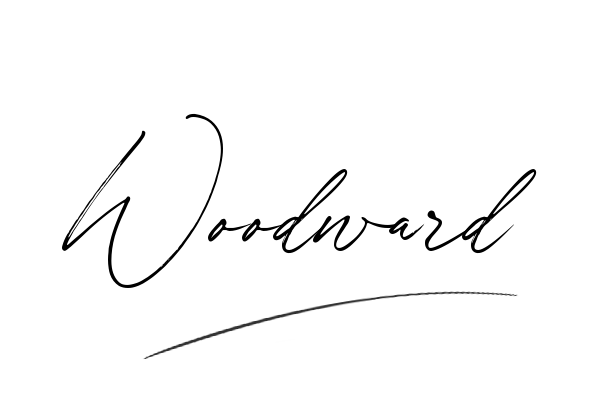 The best stylish Woodward name signature simple easy in English
