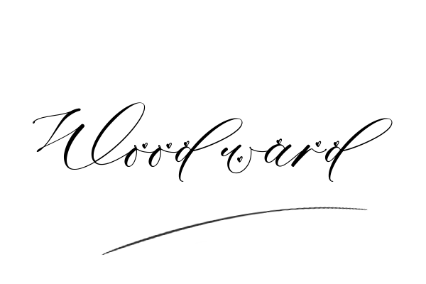 The best stylish Woodward name signature simple easy in English