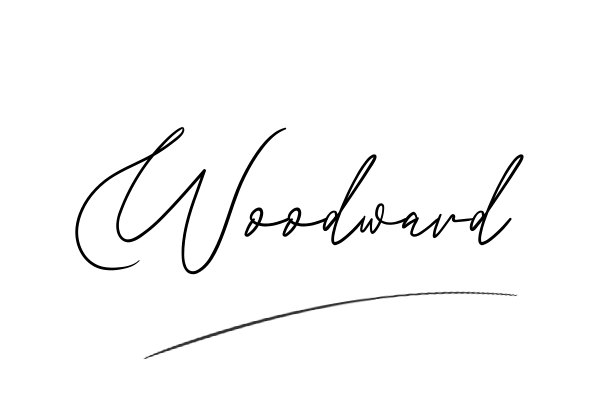 The best stylish Woodward name signature simple easy in English