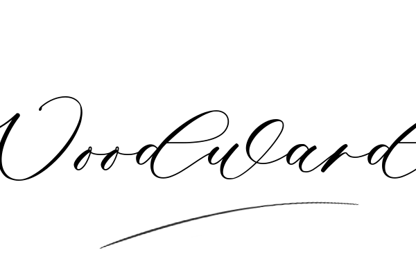 The best stylish Woodward name signature simple easy in English