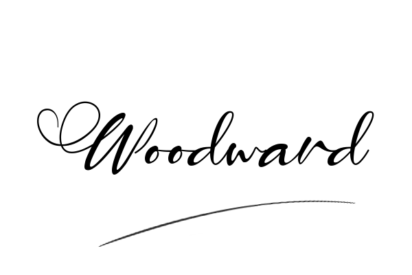 The best stylish Woodward name signature simple easy in English