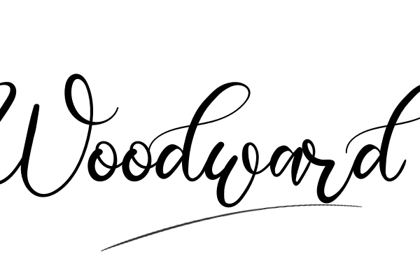 The best stylish Woodward name signature simple easy in English