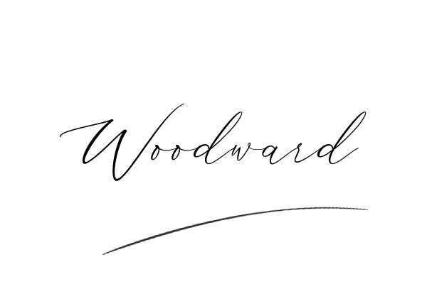 The best stylish Woodward name signature simple easy in English