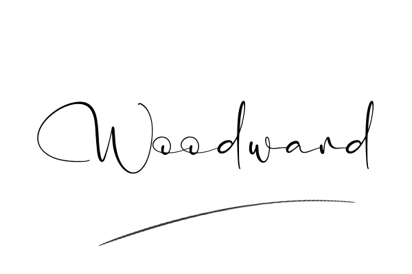 The best stylish Woodward name signature simple easy in English