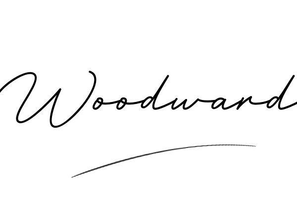 The best stylish Woodward name signature simple easy in English