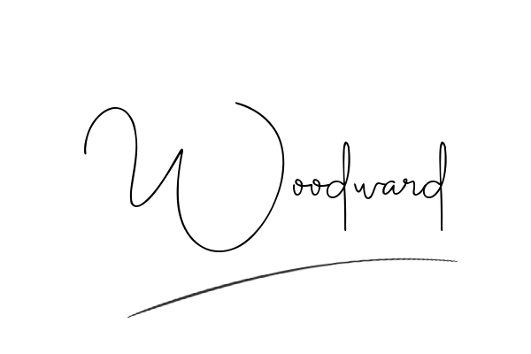 The best stylish Woodward name signature simple easy in English
