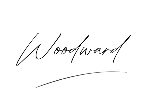 The best stylish Woodward name signature simple easy in English