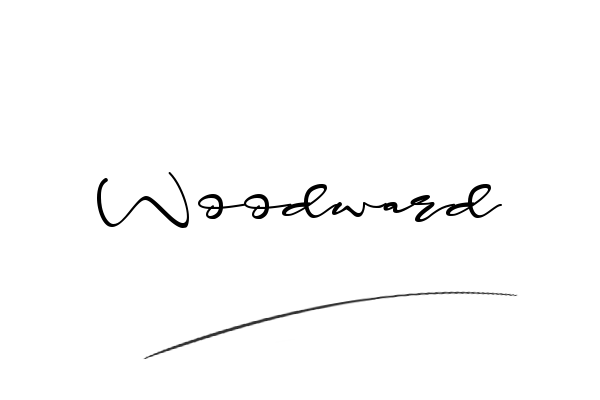 The best stylish Woodward name signature simple easy in English