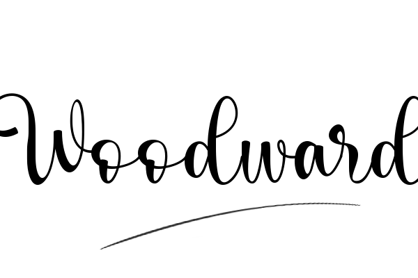 The best stylish Woodward name signature simple easy in English