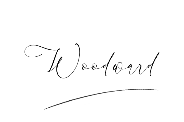 The best stylish Woodward name signature simple easy in English
