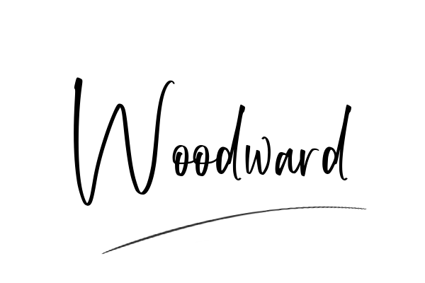 The best stylish Woodward name signature simple easy in English