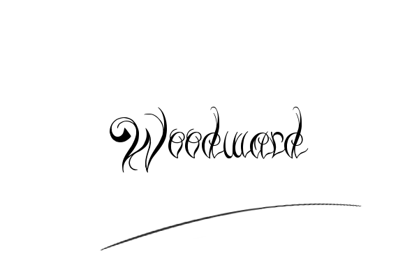 The best stylish Woodward name signature simple easy in English