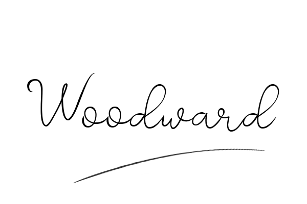 The best stylish Woodward name signature simple easy in English