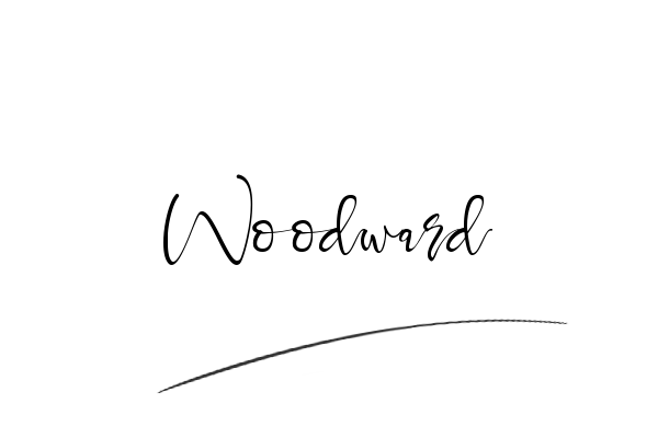 The best stylish Woodward name signature simple easy in English