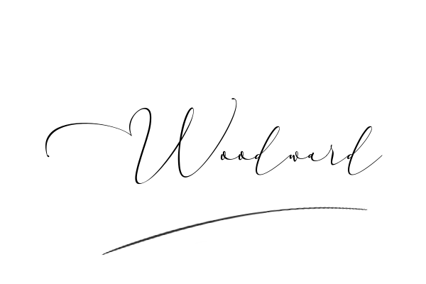 The best stylish Woodward name signature simple easy in English