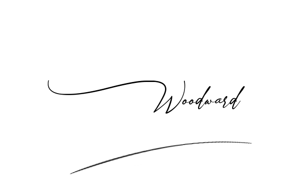 The best stylish Woodward name signature simple easy in English