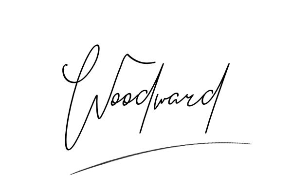The best stylish Woodward name signature simple easy in English