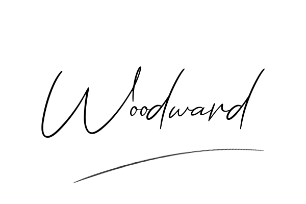 The best stylish Woodward name signature simple easy in English