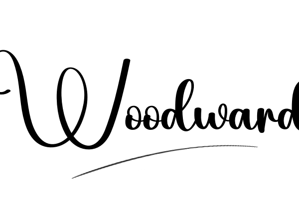 The best stylish Woodward name signature simple easy in English