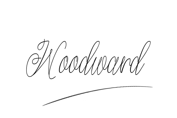 The best stylish Woodward name signature simple easy in English