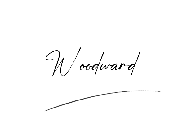 The best stylish Woodward name signature simple easy in English
