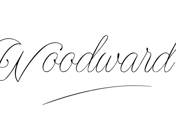 The best stylish Woodward name signature simple easy in English