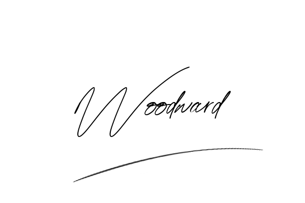 The best stylish Woodward name signature simple easy in English