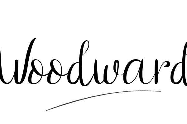 The best stylish Woodward name signature simple easy in English