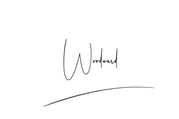 The best stylish Woodward name signature simple easy in English