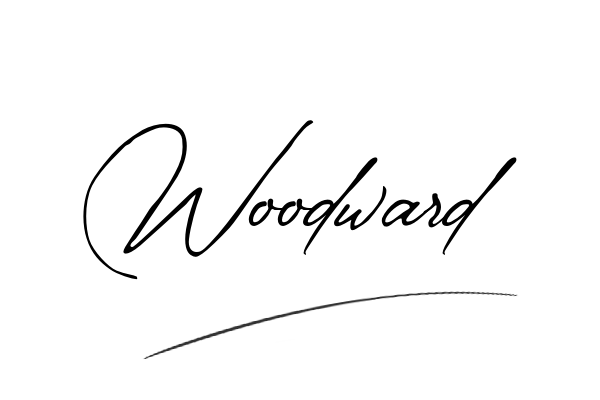 The best stylish Woodward name signature simple easy in English