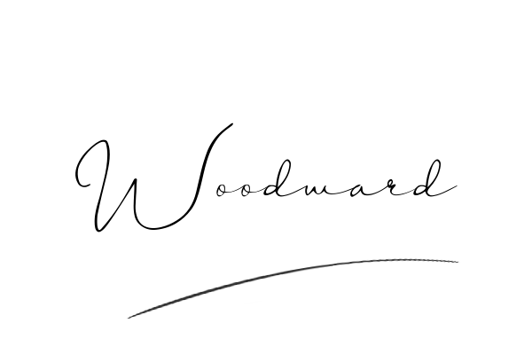 The best stylish Woodward name signature simple easy in English