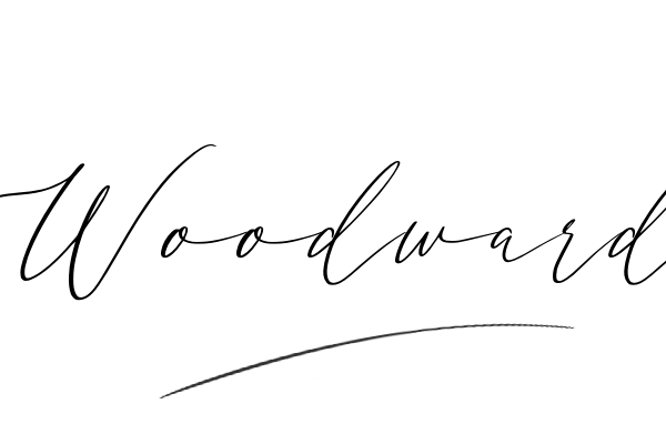 The best stylish Woodward name signature simple easy in English