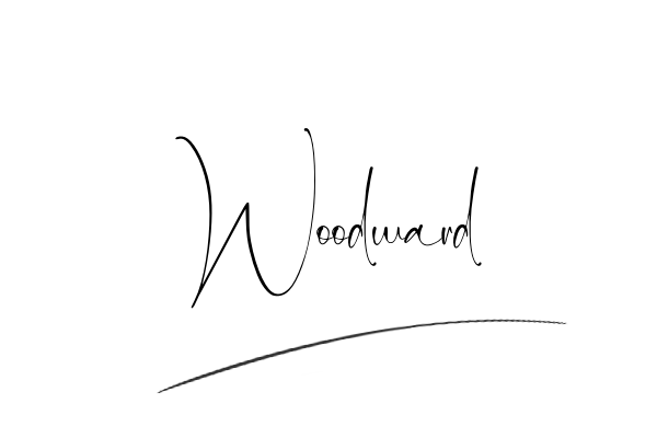 The best stylish Woodward name signature simple easy in English