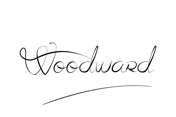 The best stylish Woodward name signature simple easy in English
