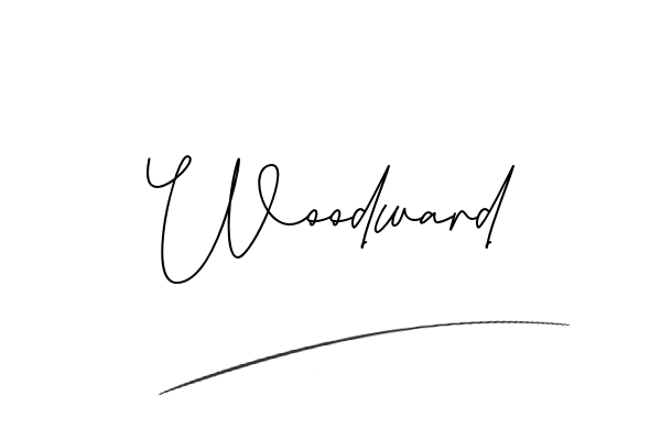 The best stylish Woodward name signature simple easy in English