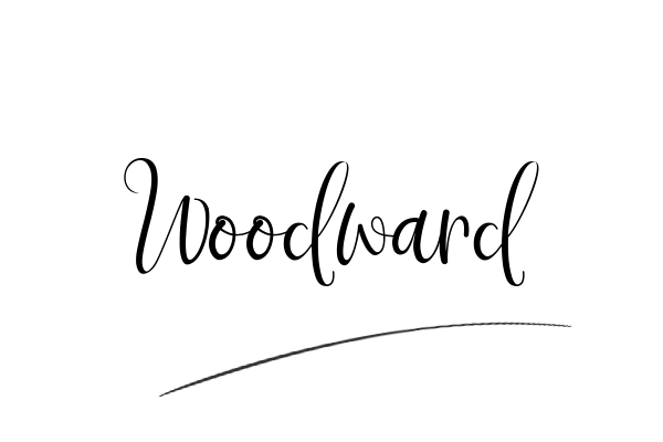 The best stylish Woodward name signature simple easy in English