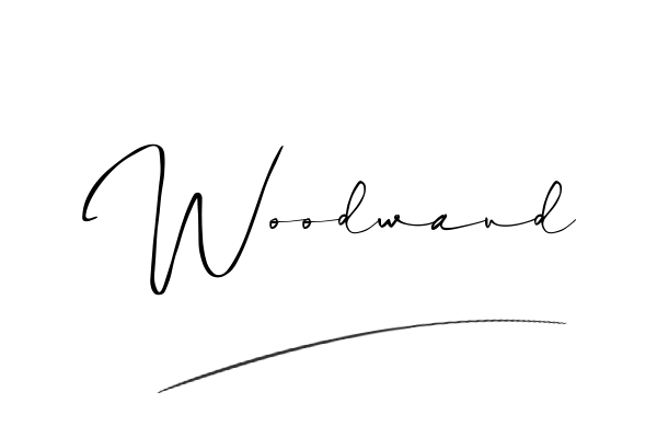 The best stylish Woodward name signature simple easy in English