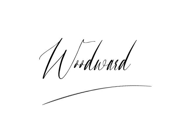 The best stylish Woodward name signature simple easy in English