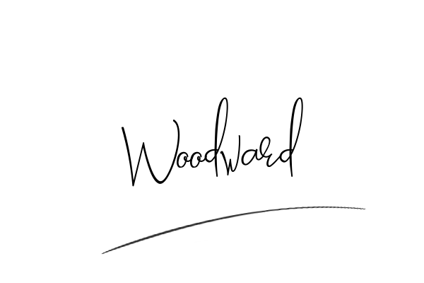 The best stylish Woodward name signature simple easy in English