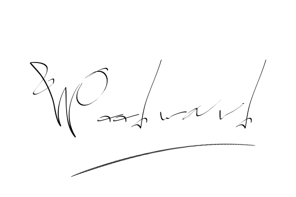 The best stylish Woodward name signature simple easy in English