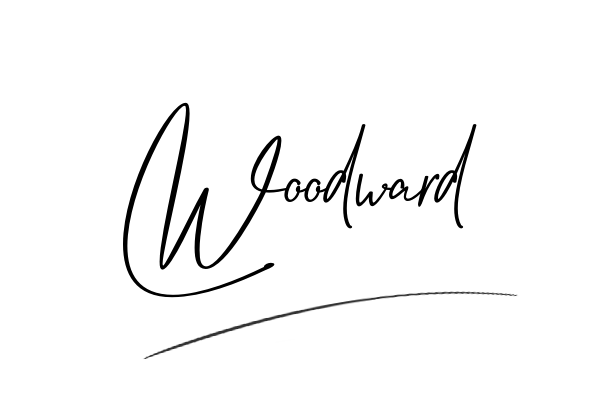 The best stylish Woodward name signature simple easy in English