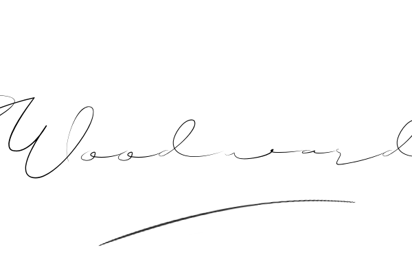 The best stylish Woodward name signature simple easy in English