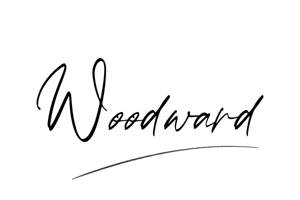 The best stylish Woodward name signature simple easy in English